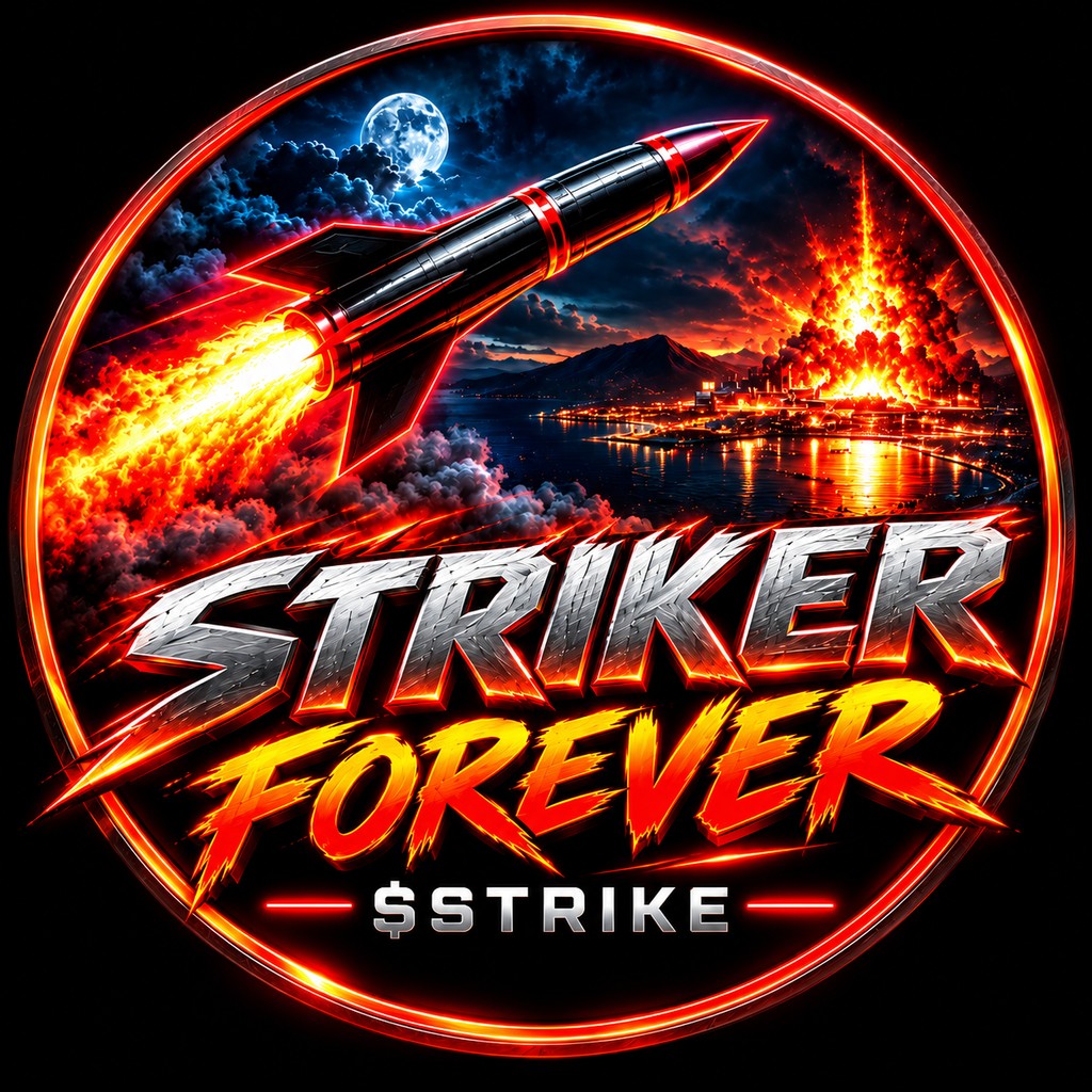 STRIKER FOREVER $STRIKE coin artwork